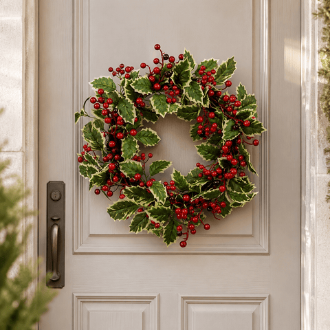 Three Kings Christmas Wreaths Three Kings HollyBerry Christmas Wreath – Assorted Sizes