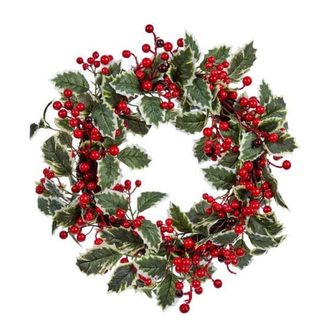 Three Kings Wreaths & Garlands Three Kings HollyBerry Wreath Assorted Sizes