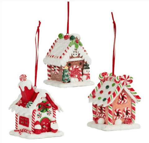 Three Kings Christmas Decor Three Kings HomeStyle Gingerbread House Hanging Ornament