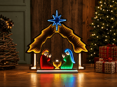 Three Kings Infinity Lighting Three Kings InfiniTivity Nativity Decoration – 65cm