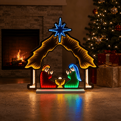 Three Kings Infinity Lighting Three Kings InfiniTivity Nativity Decoration – 65cm