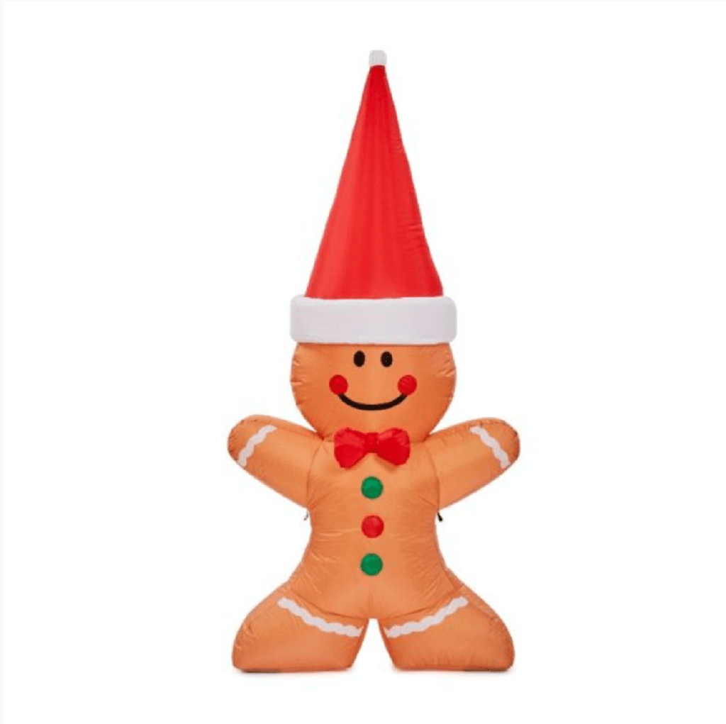 Three Kings Christmas Lit Decor Three Kings Inflatable Gingerbread Man Mega