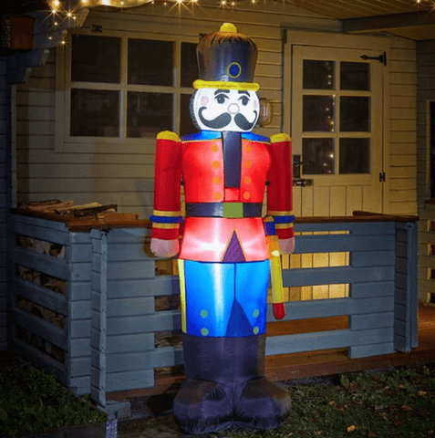 Three Kings Christmas Lit Decor Three Kings Inflatable Nutcracker Mega