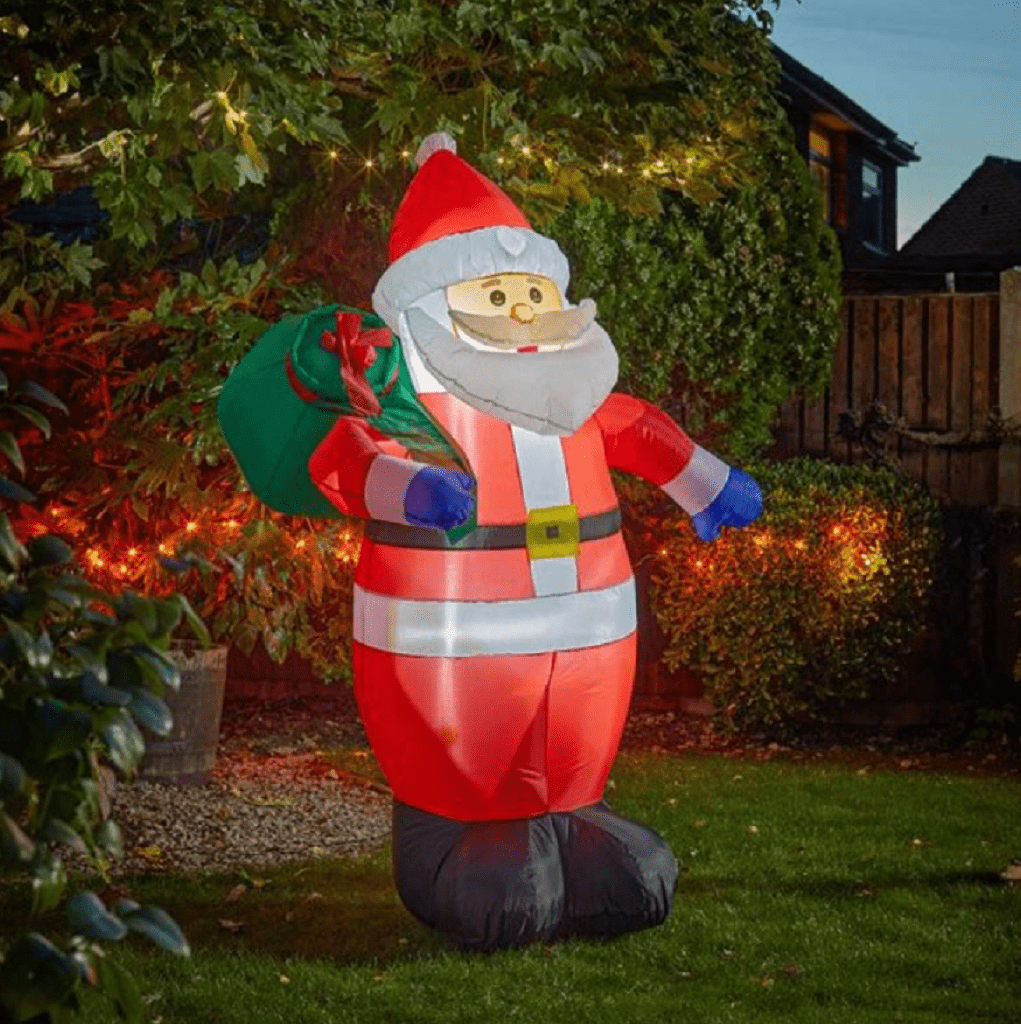 Three Kings Christmas Lit Decor Three Kings Inflatable Santa Jumbo
