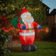 Three Kings Christmas Lit Decor Three Kings Inflatable Santa Jumbo