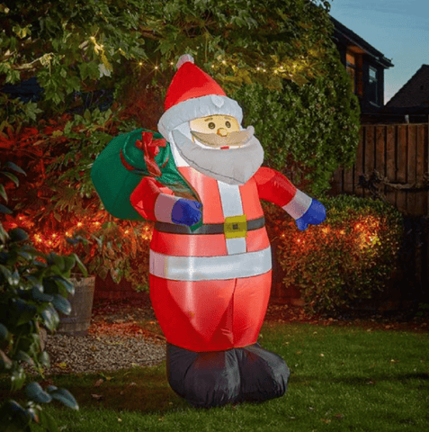 Three Kings Christmas Lit Decor Three Kings Inflatable Santa Mega