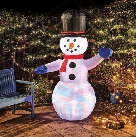 Three Kings Christmas Lit Decor Three Kings Inflatable Snowman Jumbo