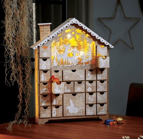 Three Kings Christmas Decor Three Kings InLit Alpine Advent Calendar