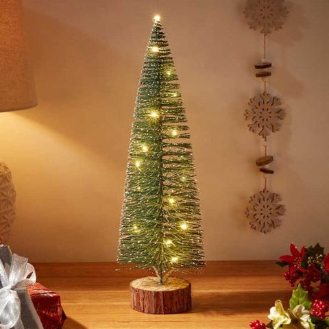 Three Kings LED String Trees Three Kings Inlit Frosted Fir Tree 40cm