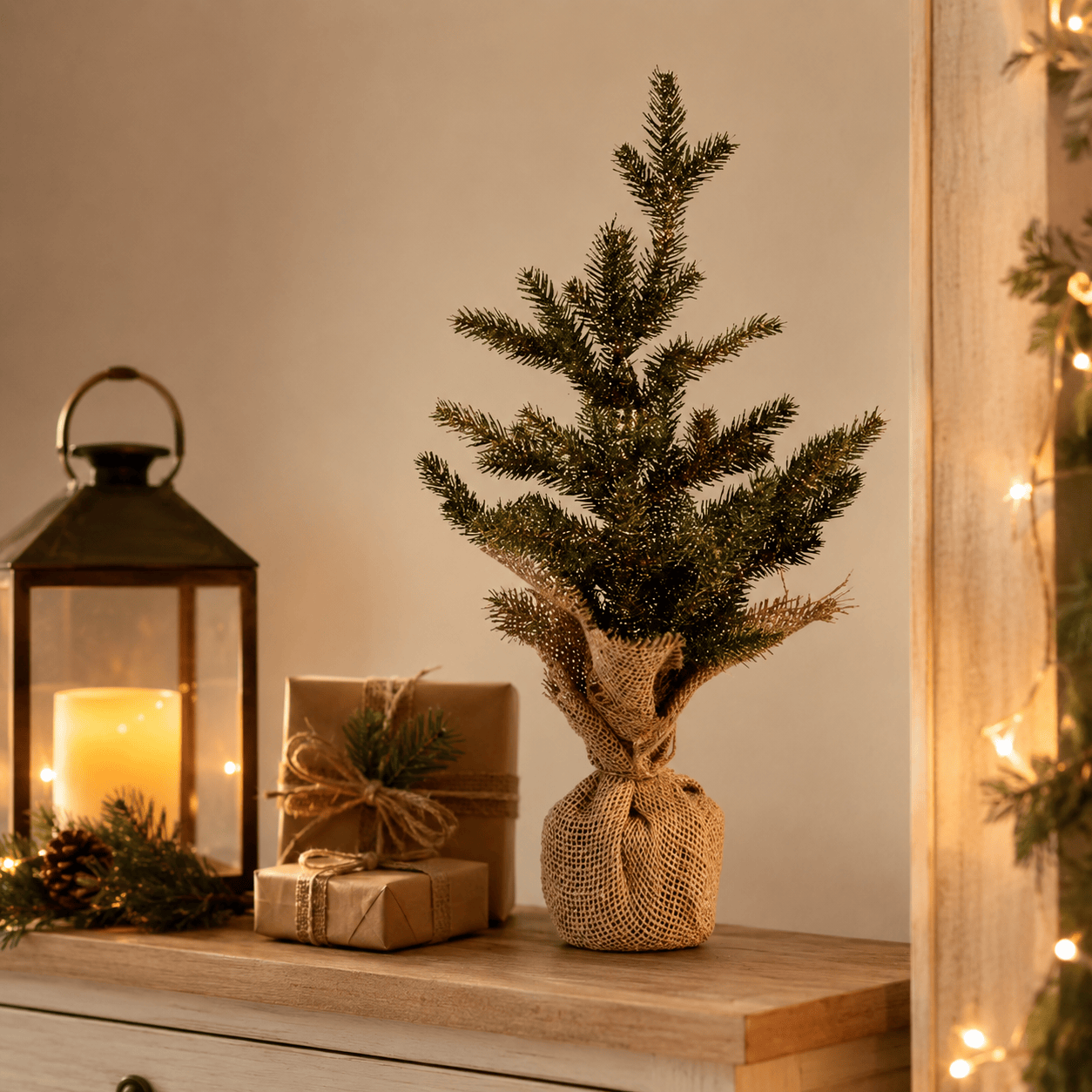 Three Kings Christmas Tree Three Kings InLit Sparkly Fir Christmas Tree – 45cm