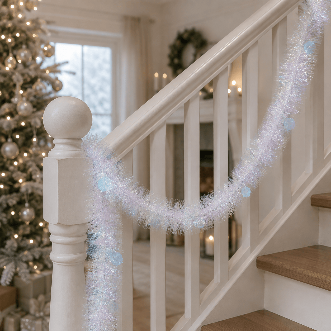 Three Kings Tinsel Three Kings Iridescent X-Bling! Tinsel Bauble Streamer – 2m
