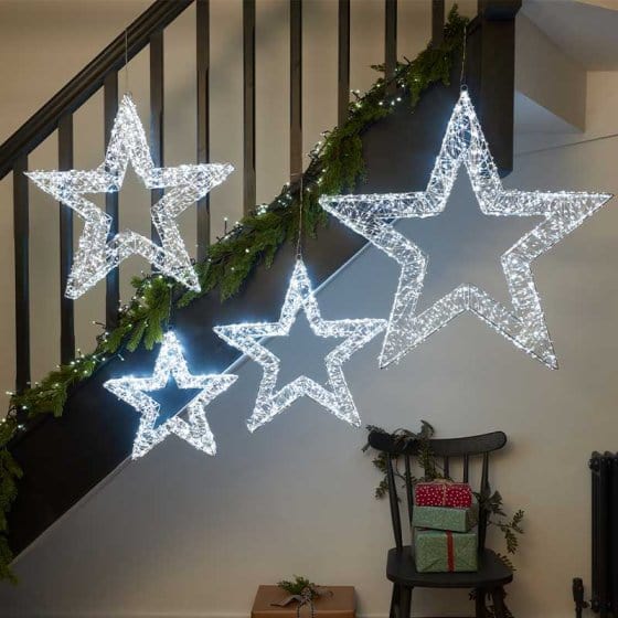 Three Kings LED Stars Three Kings LED Galaxy Star 50cm Cool White