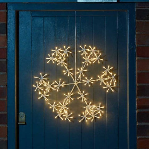 Three Kings LED Stars Three Kings LED Sparkle Snow Warm white 50cm