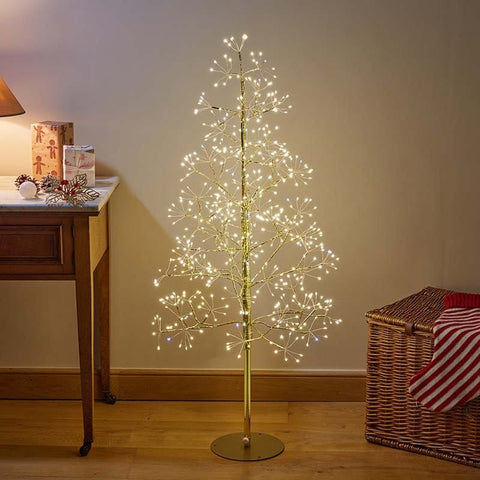 Smart Garden christmas lit tree Three Kings Low Voltage Golden Twinkling Tree – 1.2m