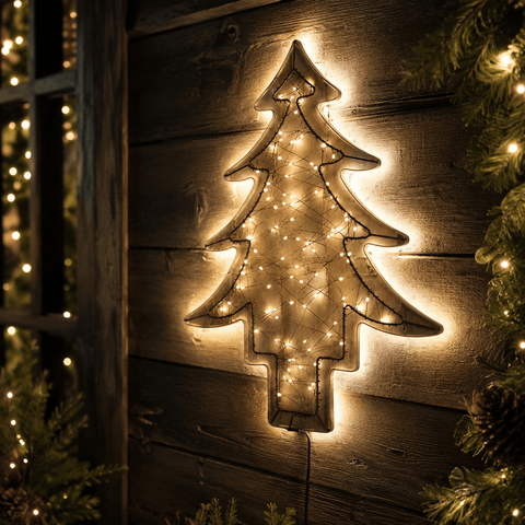 Three Kings Christmas Lit hanging Decor Three Kings Low Voltage Halo Tree Christmas Decoration