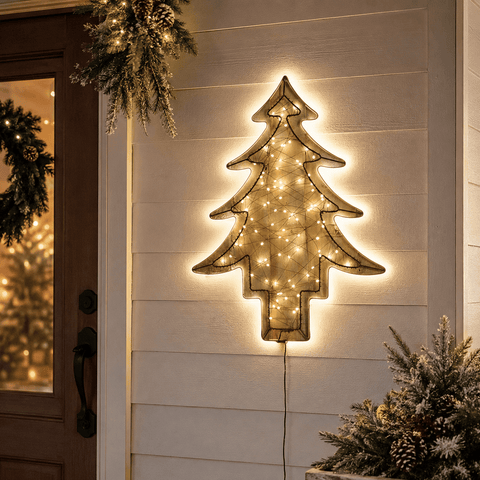 Three Kings Christmas Lit hanging Decor Three Kings Low Voltage Halo Tree Christmas Decoration
