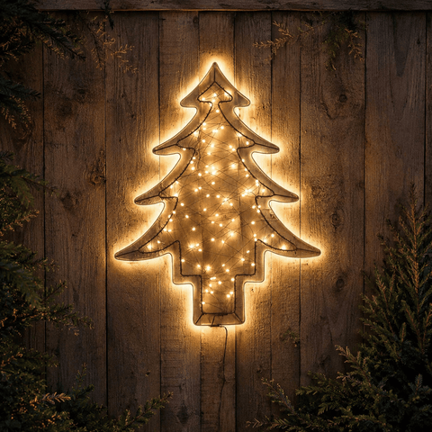 Three Kings Christmas Lit hanging Decor Three Kings Low Voltage Halo Tree Christmas Decoration