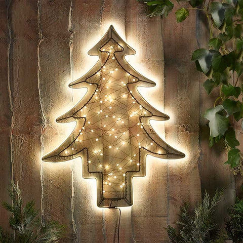 Smart Garden Christmas Lit hanging Decor Three Kings Low Voltage Halo Tree
