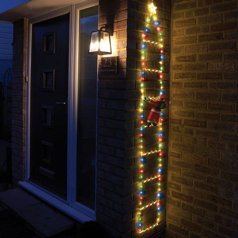 Smart Garden Christmas Lit hanging Decor Three Kings Low Voltage Multi Colour Santa's Ladder! – 2m