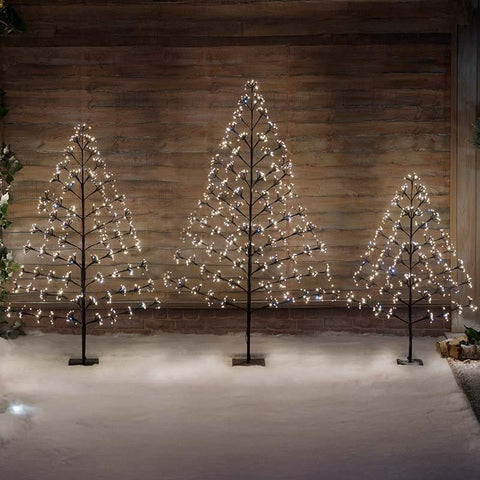 Smart Garden christmas lit tree Three Kings Low Voltage Slimline Twinkling Tree – 1.8m