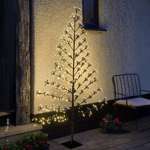 Smart Garden christmas lit tree Three Kings Low Voltage Slimline Twinkling Tree – 1.8m