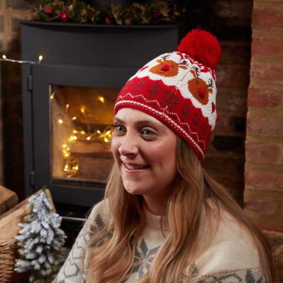 Three Kings Xmas Apparel Three Kings Luxury Beanie - Rudy