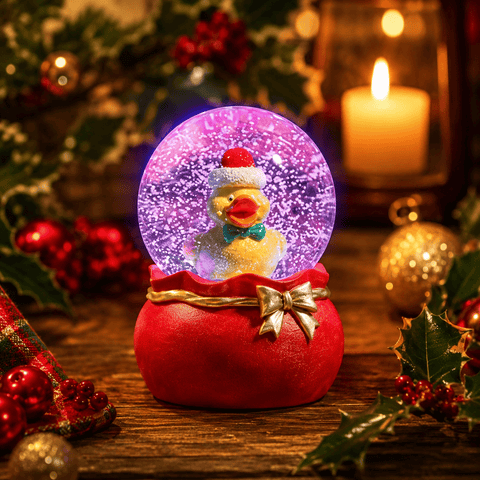 Three Kings Snow Globes Three Kings Mixed Case Christmas Musical Quacker! SnowSpheres – 10cm