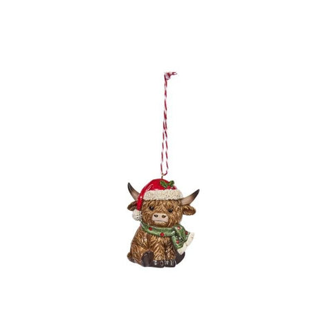 Three Kings Hanging Decor Three Kings Mixed Case Highland Cow Pendant Christmas Decoration