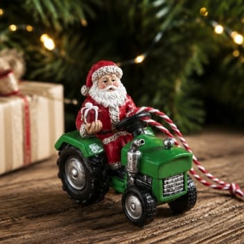 Three Kings Hanging Decor Three Kings Mixed Case Santa Tractor Pendant Christmas Decoration