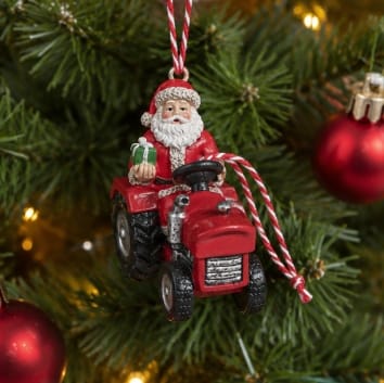 Three Kings Hanging Decor Three Kings Mixed Case Santa Tractor Pendant Christmas Decoration