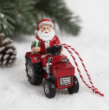 Three Kings Hanging Decor Three Kings Mixed Case Santa Tractor Pendant Christmas Decoration