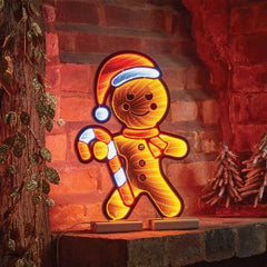 Three Kings Infinity Lighting Three Kings Mr Gingerbread Infinity Light 40cm