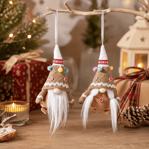 Three Kings Hanging Decor Three Kings Mr or Mrs Gingerbread Gonk Pendant