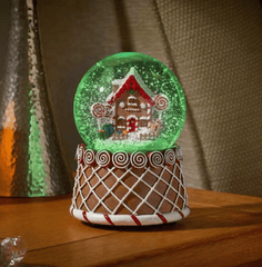 Three Kings Christmas Decor Three Kings Musical Gingerbread SnowSphere
