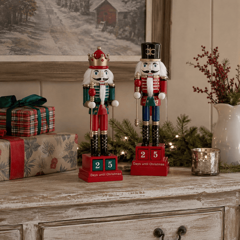 Three Kings Advent Countdown Three Kings Nutcracker Christmas Countdown Decoration – Mixed Design