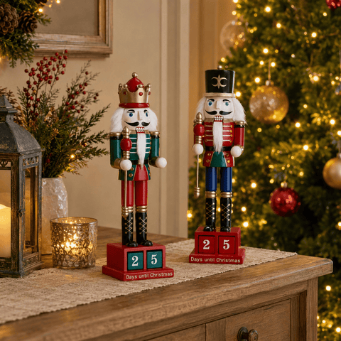 Three Kings Advent Countdown Three Kings Nutcracker Christmas Countdown Decoration – Mixed Design
