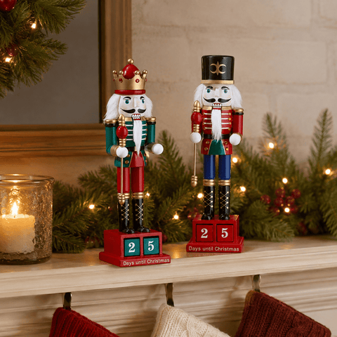 Three Kings Advent Countdown Three Kings Nutcracker Christmas Countdown Decoration – Mixed Design