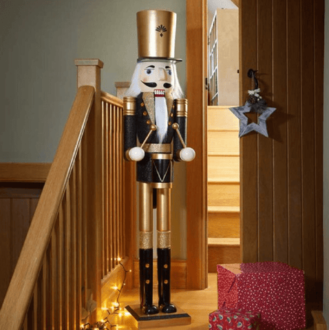 Three Kings Christmas Decor Three Kings Nutcracker Giga Black/Gold