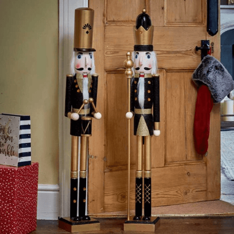 Three Kings Christmas Decor Three Kings Nutcracker Mega Black/Gold