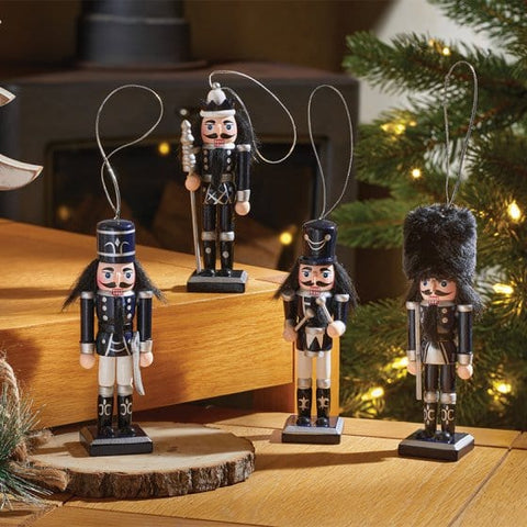 Three Kings Nutcracker Pendant Navy/Silver