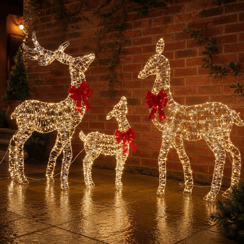 Three Kings LED Deer Three Kings OpaLight Deer Family – Assorted Size