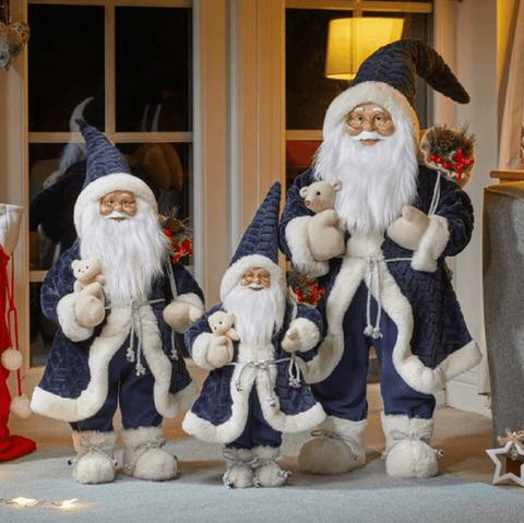 Three Kings Christmas Decor Three Kings Papa Noel Navy Jumbo