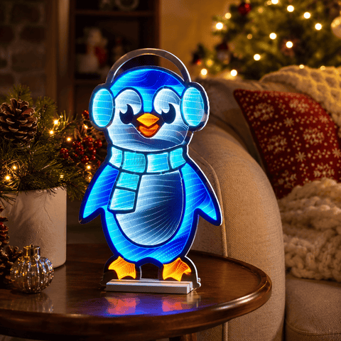 Three Kings Infinity Lighting Three Kings PenguinFinity Penguin Decoration – 40cm