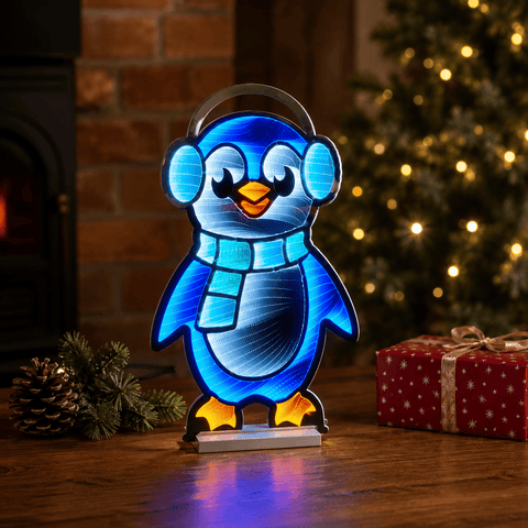 Three Kings Infinity Lighting Three Kings PenguinFinity Penguin Decoration – 40cm