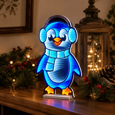 Three Kings Infinity Lighting Three Kings PenguinFinity Penguin Decoration – 40cm