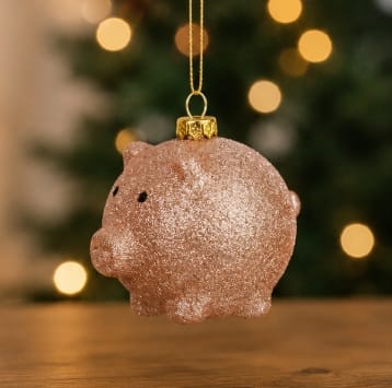 Three Kings Hanging Decor Three Kings Pig Tree Decoration – Christmas Ornament