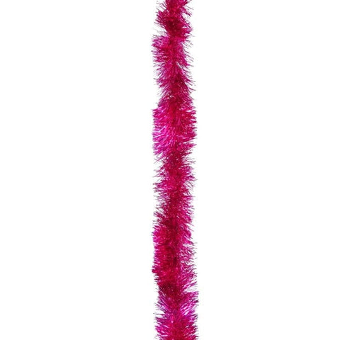 Three Kings Tinsel Three Kings Pink Deluxe Christmas Tinsel Garland – 2m