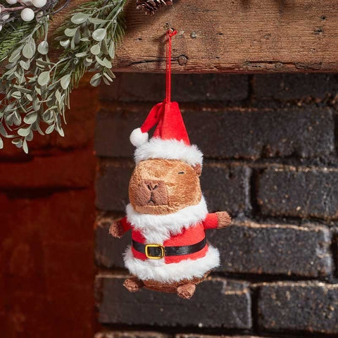 Three Kings Hanging Decor Three Kings Plush Capybara Pendant Christmas Decoration