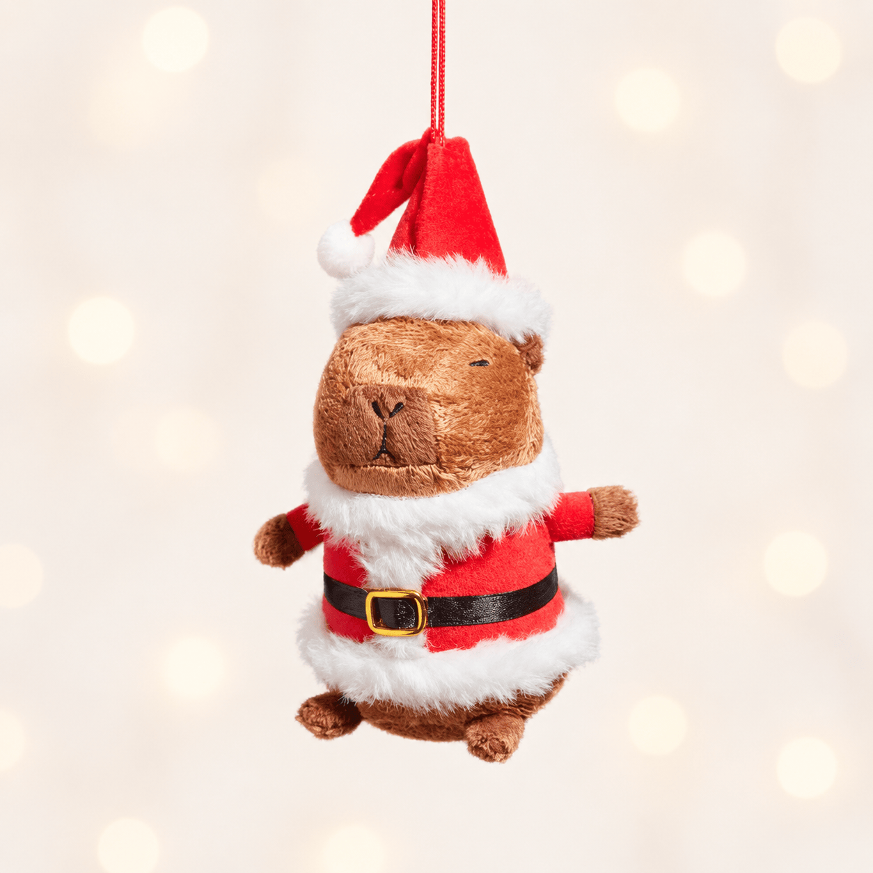 Three Kings Hanging Decor Three Kings Plush Capybara Pendant Christmas Decoration