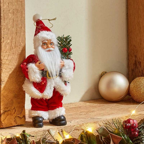 Three Kings Hanging Decor Three Kings Plush Sequin Santa Pendant Christmas Decoration